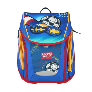 School bag set ''SOCCER'' 3D COMO 5-Pcs (Magnetic buckle) 