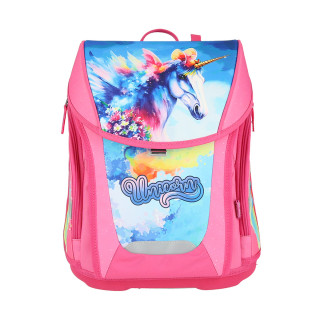 School bag set ''UNICORN'' 3D COMO 5-Pcs (Magnetic buckle) 