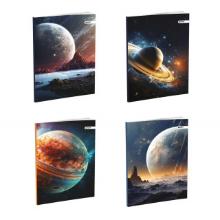 Sveska Premium A4 meki povez karo Planets 52 lista 