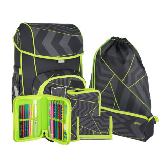 School bag set ''PANTHER'' COSMO 6-Pcs (Magnetic buckle)