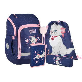 School bag set ''LOVELY KITTEN'' SMART PACK 4-Pcs 