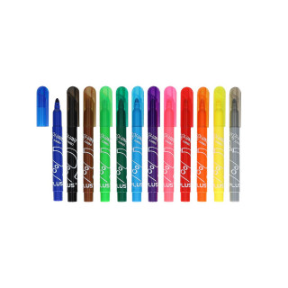 Fiber pens ''Elephant Jumbo'', 12 colours 