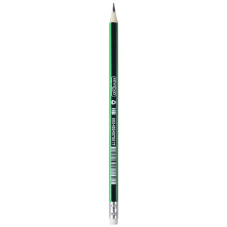 Wooden pencil with eraser 