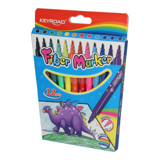 Fiber Marker ''Stars'', 12 colors