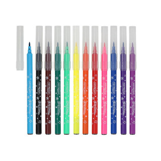 Fiber Marker ''Stars'', 12 colors