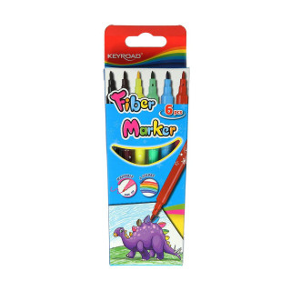 Fiber Marker ''Stars'', 6 colours 