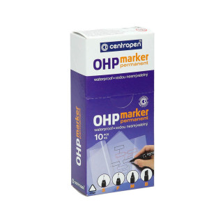 Marker OHP, permanent, 0.6mm, plastic tip 