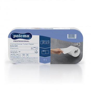 Toilet paper in a roll 3ply 8/1 Harmony, Number of sheets in a roll 250pcs 