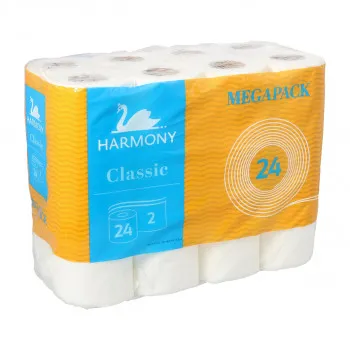 Toaletni papir u rolni 2-slojni 24/1 Harmony Classic 