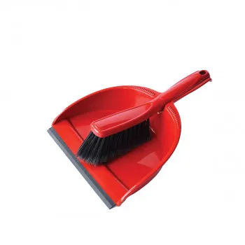 Household dustpan with broom 