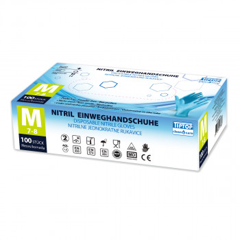 Disposable Nitrile gloves M 100/1 