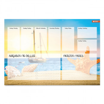 Desk Pad, 48x33cm, 30 Sheets, Summer 