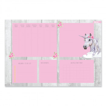 Desk Pad, 48x33cm, 30 Sheets,  Horse 