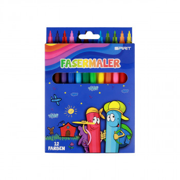 Felt tip pens, 12pcs 