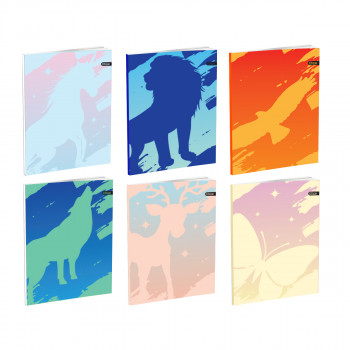 School Notebook A4 “Animals” Soft cover, Squared, 52 Sheets 