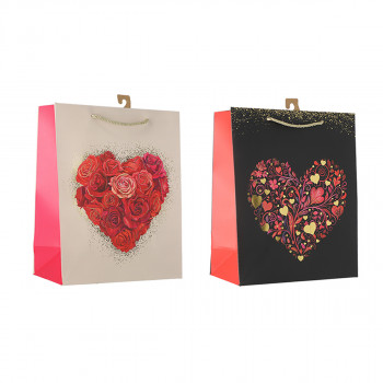 Poklon vrećica ''Hearts'', L 