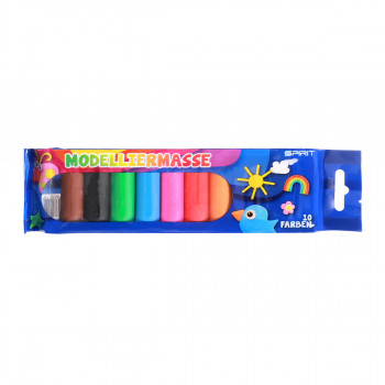 Modeling clay, 10 colors 