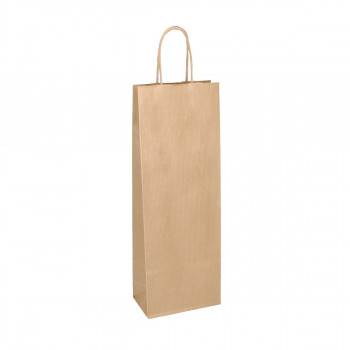 Craft paper bag ''Natron'', for bottle 