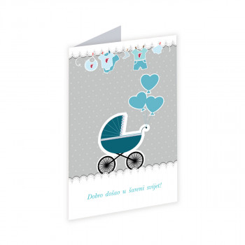 Greeting card ''It's a Boy II'' 