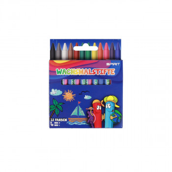 Wax crayons, 12pcs colors 