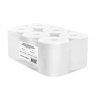 Papierhandtuchrollen, 6x100m, 3-lagig, 100% Celulose 