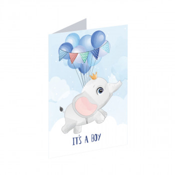 Greeting card ''It's a Boy I'' 