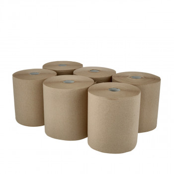Papierhandtuchrollen 6x140m 2-lagig 100% Eco Natural 