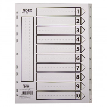 Index - PP - A4, 1-10 listova 