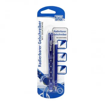 Radierbarer Gelschreiber mit Ersatzmine ''X-Pen'', 0.7mm 
