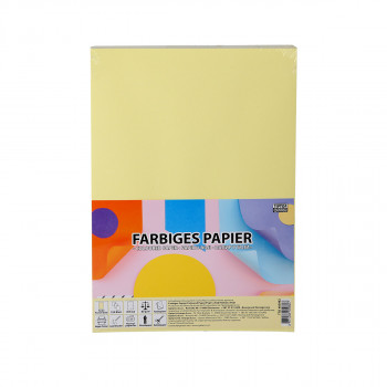 Papir u boji A4 250/1, Pastel Žuta 