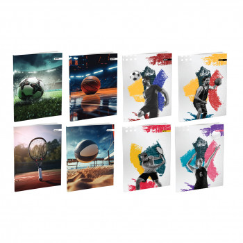 School notebook A5 ''Sport'', soft covers, 52 sheet, squared 