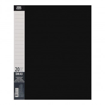 Display Book with 20 Pockets, PP A3+ 