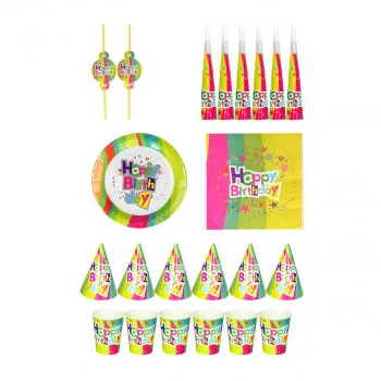 Party set ''Happy Birthday'', 6-pcs 