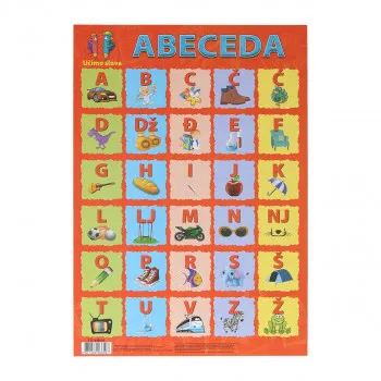 Učimo slova (Abeceda), 46x67cm 