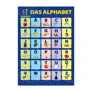 Učimo slova (Njemački Alfabet) A4 