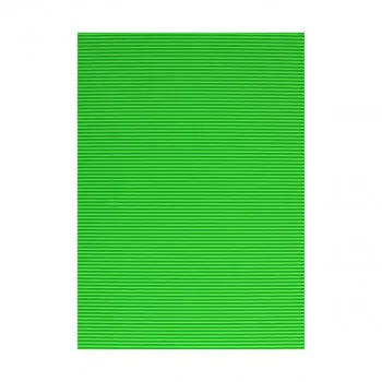 Corrugated paper, light green 