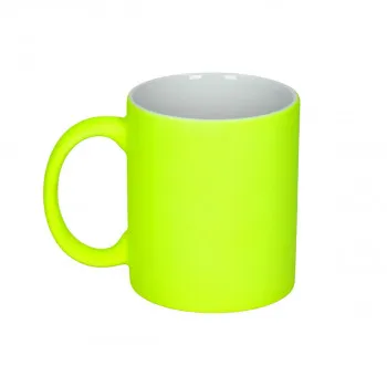Ceramic Mug ''Neon Yellow'' 