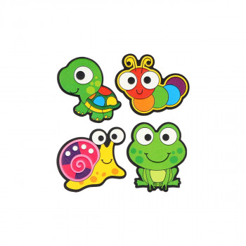 Stiker ''SNAIL & FROG'' Patch Me, 4/1 (Blister) 