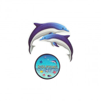 Stiker ''DOLPHINS'' Patch Me, 2/1 (Blister) 