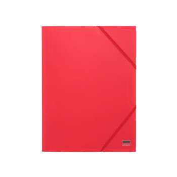 3-Flap File & Elastic Band, A4 PP 