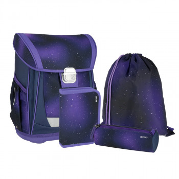 Torba set ''PURPLE SOLID'' COOL 4-dijelova (Metalna kopča) 