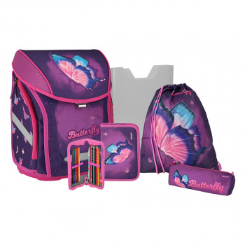 Torba set ''BUTTERFLY'' 3D COMO 5-delova (Magnetna kopča) 