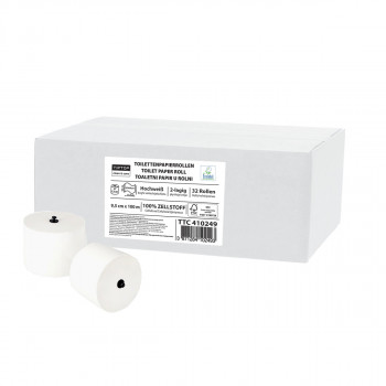 Toalet paper in rolls 2-layers 9.5x100m 32/1 