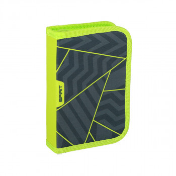 TTS Pencil case ''ABS GREEN'', 1-Zipper, 28-pcs 