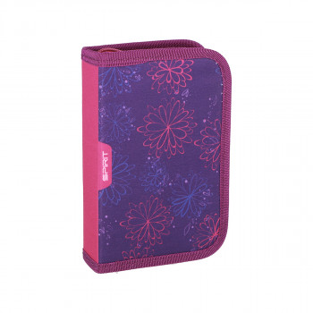 TTS Schüler-Etui ''ABS FLOWERS'', 1-Zipp, 28-tlg 