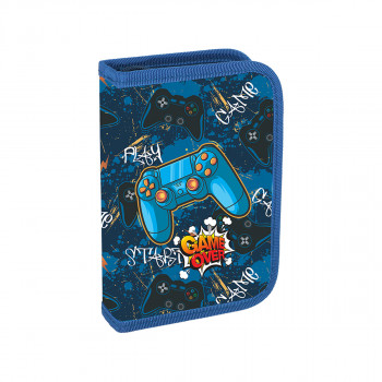 TTS Pencil case ''GAME OVER'', 1-Zipper, 28-pcs 