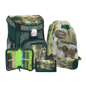 School bag set ''RAPTOR' VISION + 5-Pcs (Metal buckle) 
