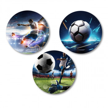 Aufkleber ''FOOTBALL“ Patch Me, 3/1 (Blister) 