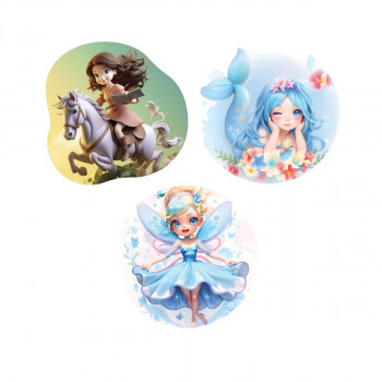 Aufkleber '' LITTLE FAIRY“ Patch Me, 3/1 (Blister) 
