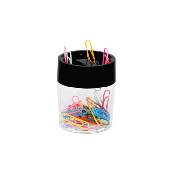 Paper Clip Box Black 